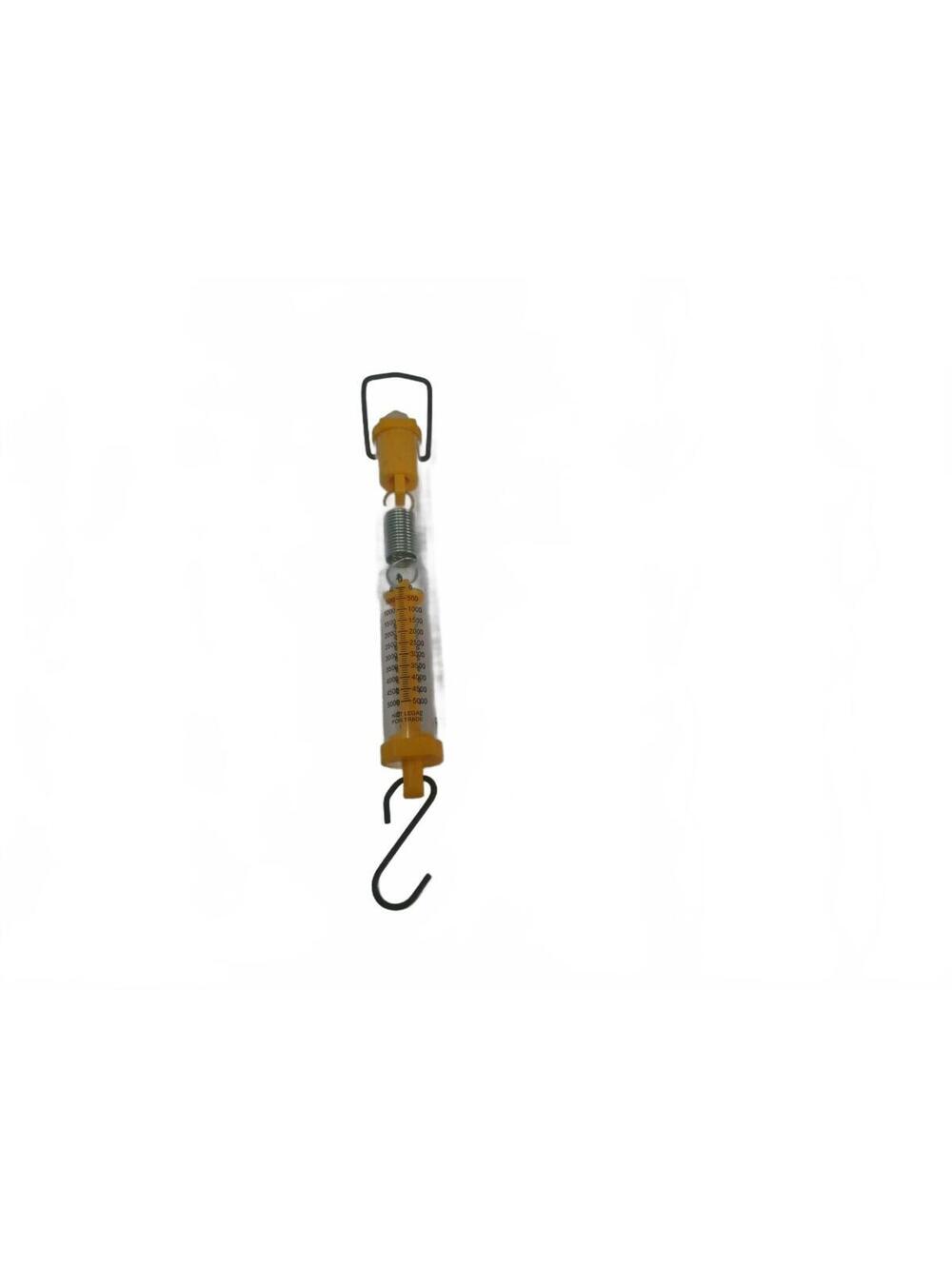 Portable Spring Hanging Scale with Hook - Yellow